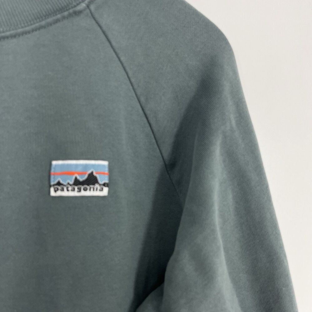 Patagonia Sweatshirt Size Small Womens Green Regenerative Organic Cotton Top - Picture 3 of 9